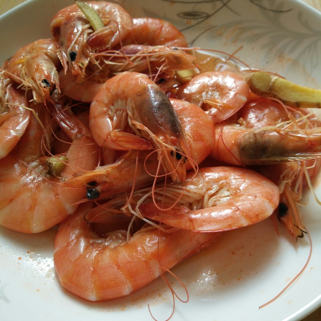 bonnie我做的水煮对虾