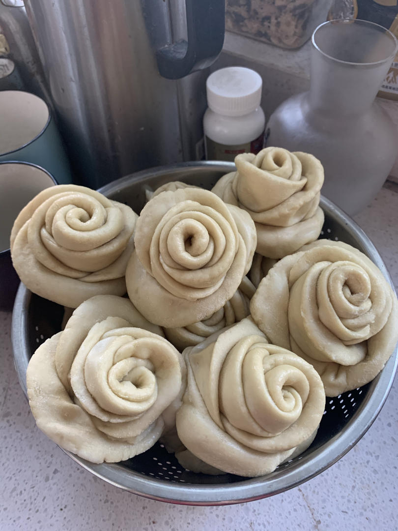 苋菜汁馒头(一次发酵)的全部作品