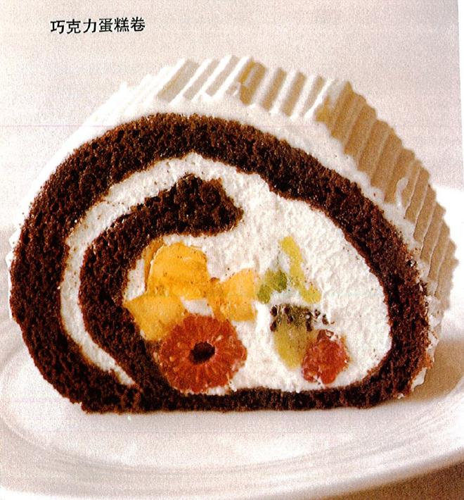 巧克力蛋糕卷《跟着小嶋做烘焙》的做法