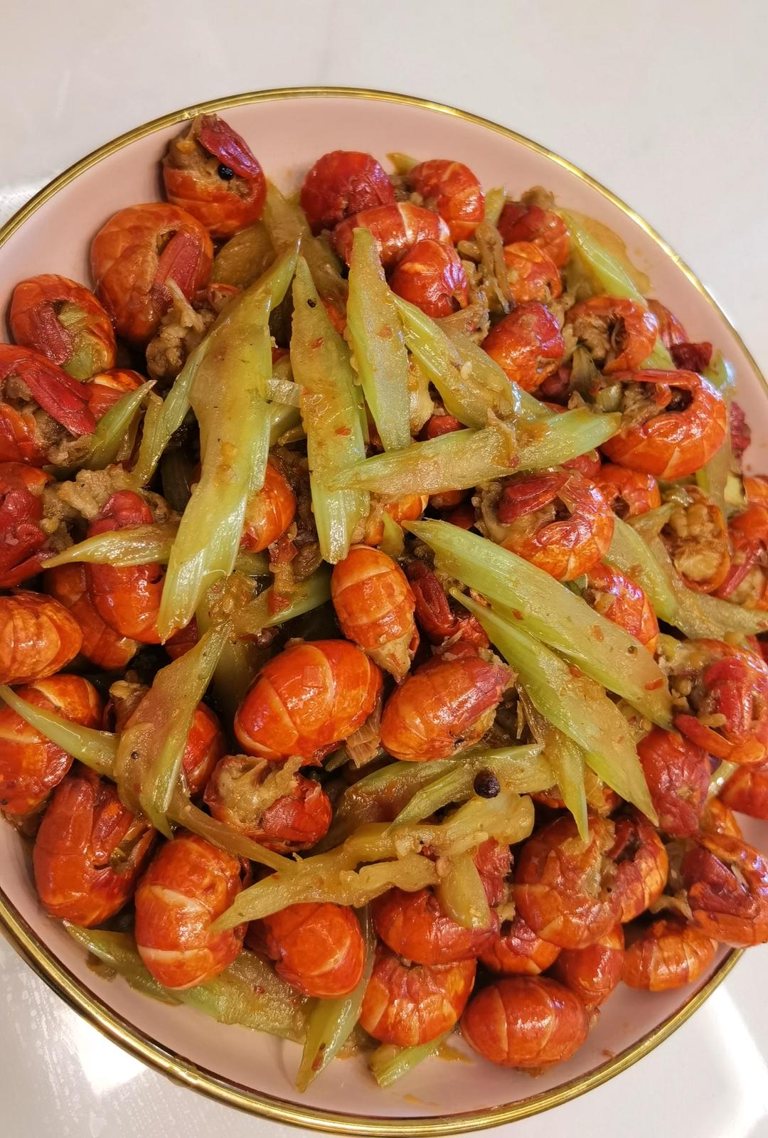 超简单的爆炒虾尾