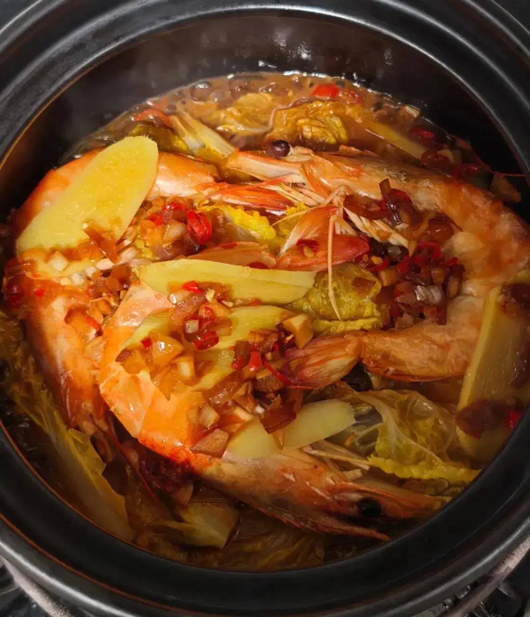 一锅端快手料理‼️营养健康下饭菜【蒜蓉粉丝娃娃菜焗虾】