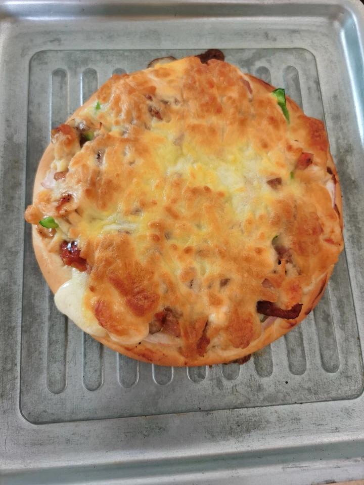 超简单9寸披萨皮（2个）的制作