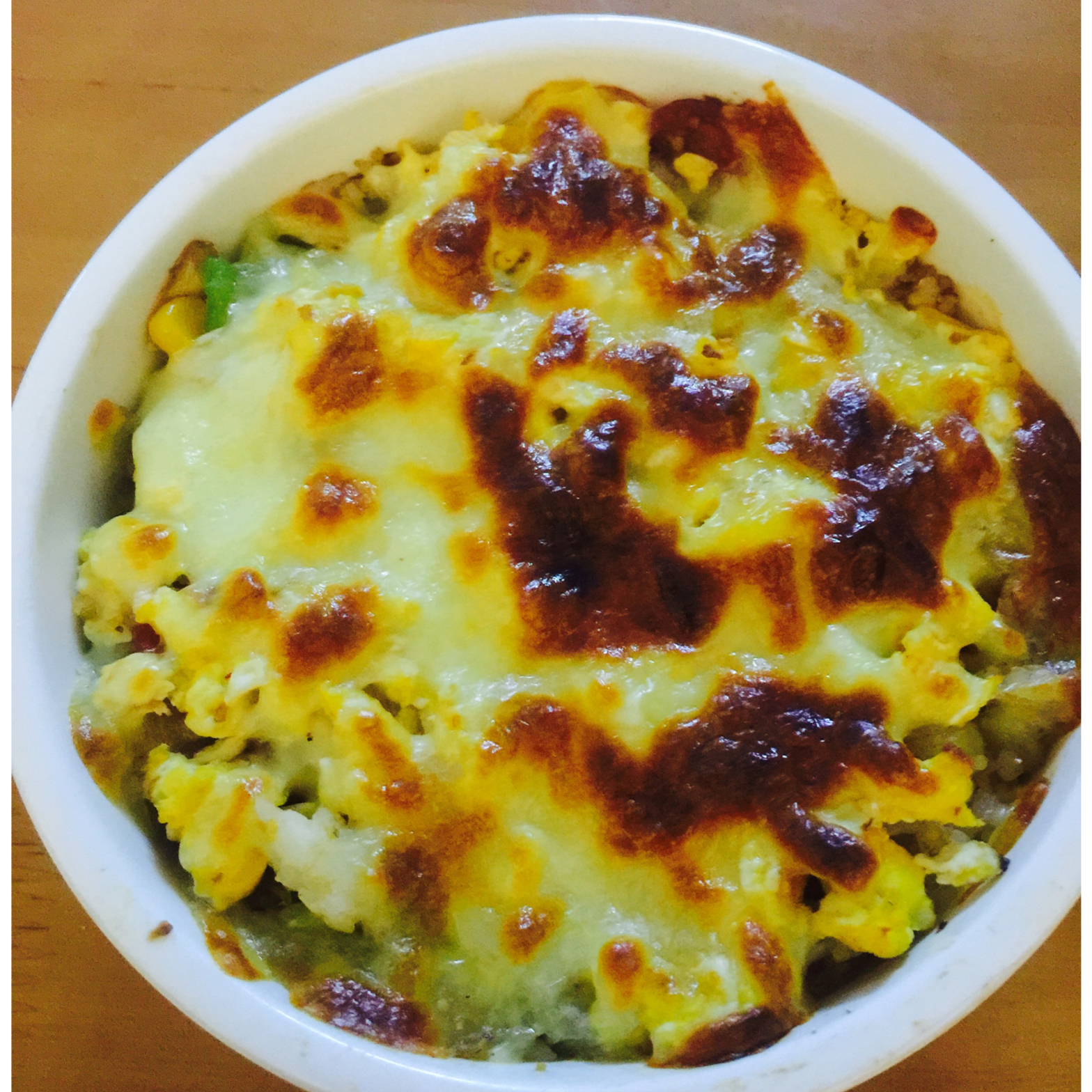 土豆火腿焗饭