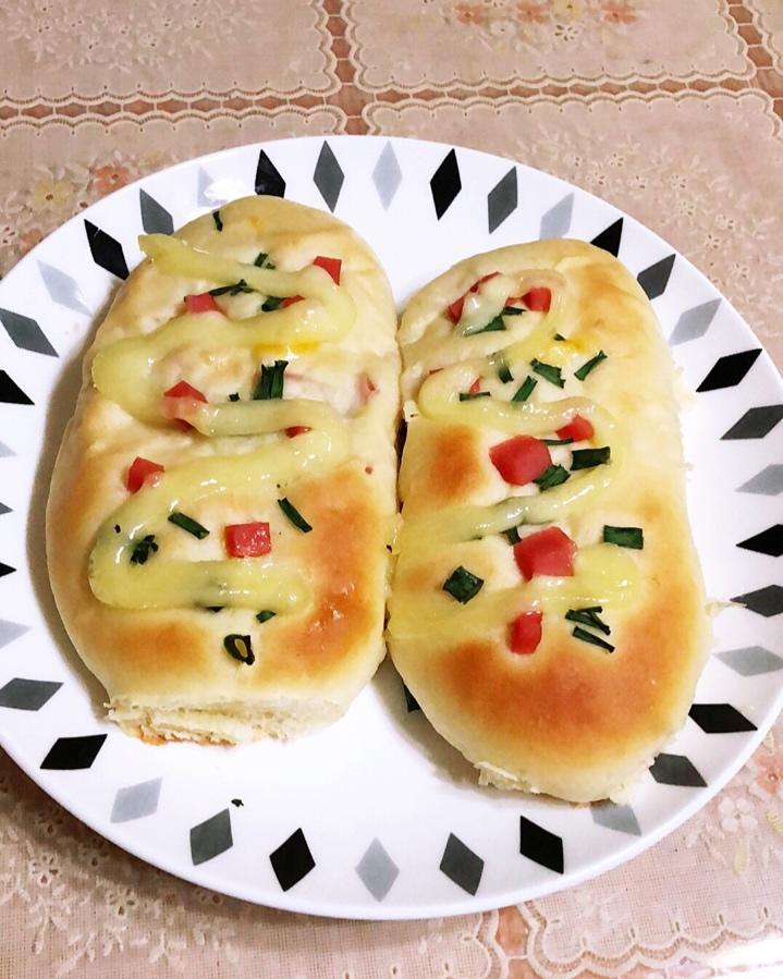 香葱火腿肉松面包