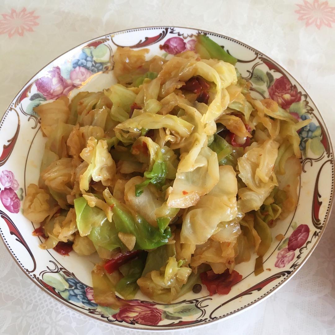 炝炒包心菜