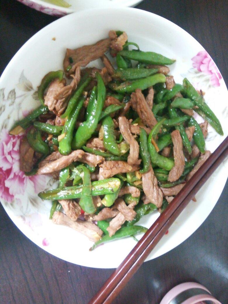 杭椒炒牛柳