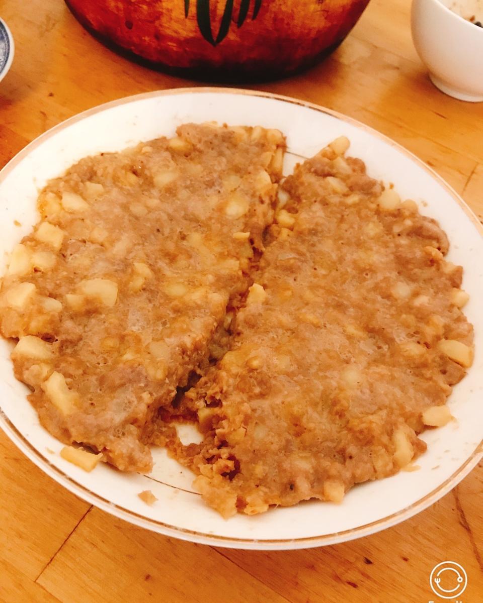 马蹄鲜菇蒸肉饼