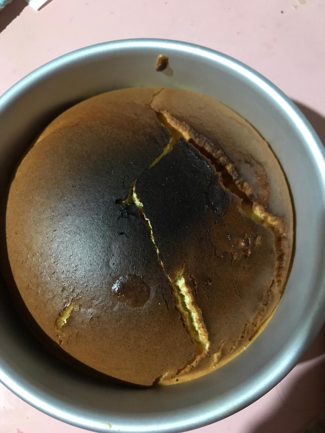 空气炸锅蛋糕 戚风（6寸超详细打蛋/脱模步骤）