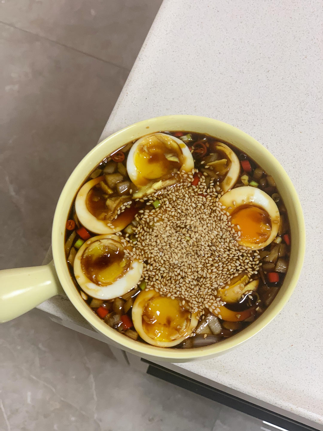 快手酱鸡蛋