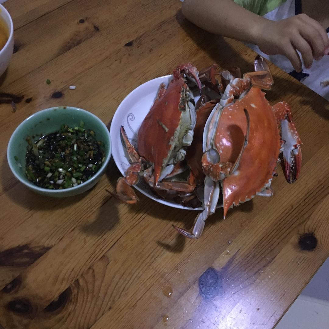 清蒸大闸蟹