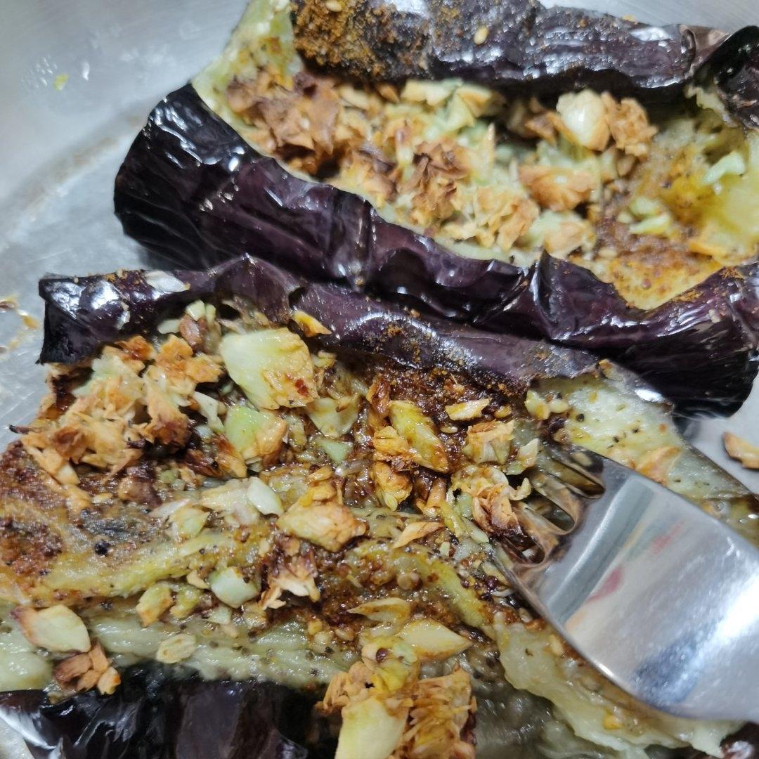 空气炸锅烤茄子（巨详细简单）