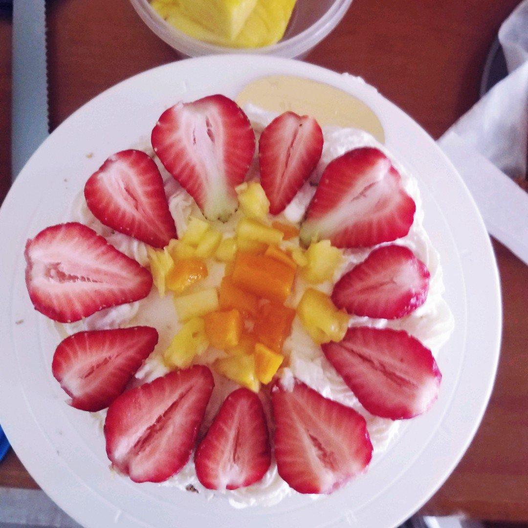 6寸原味戚风蛋糕