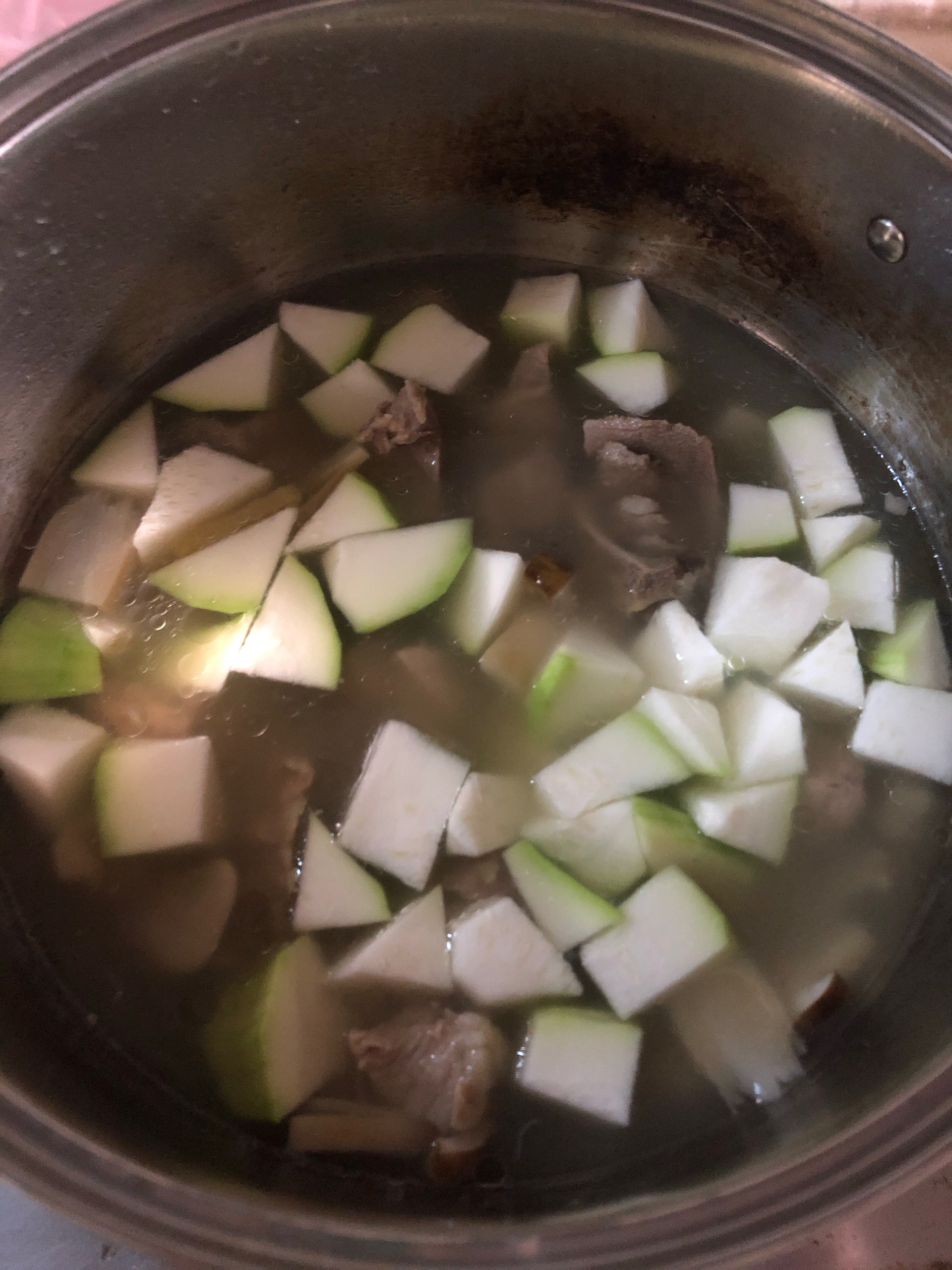 赤松茸葫芦排骨汤的做法 步骤7