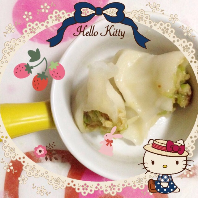 西葫芦鸡蛋虾皮饺子