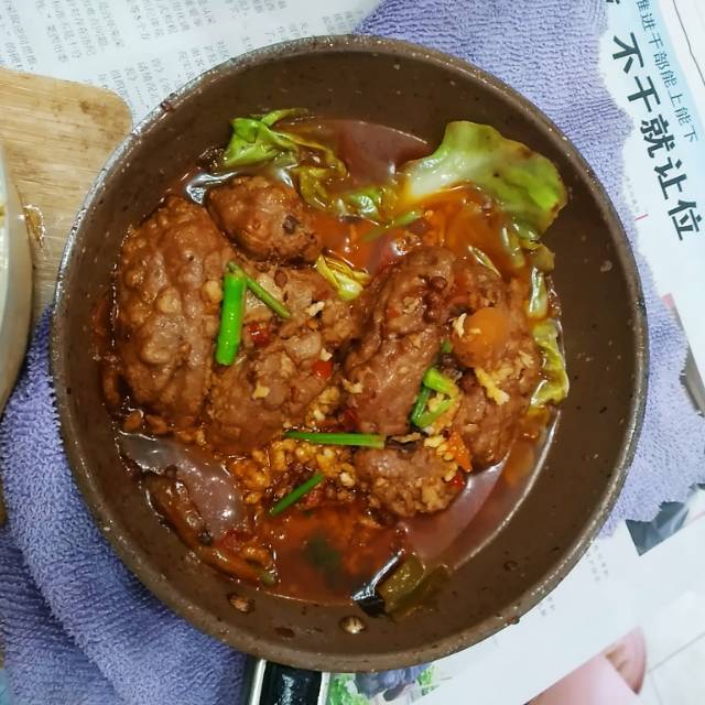 香辣脑花