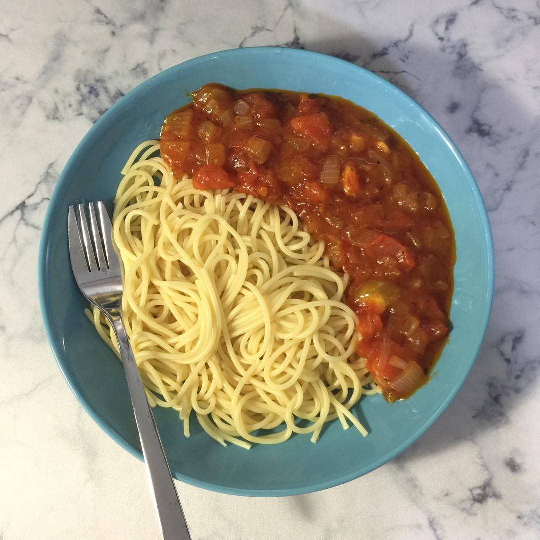 番茄意大利面