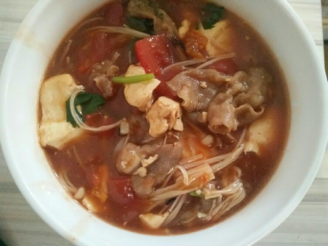 番茄锅酸汤龙利鱼