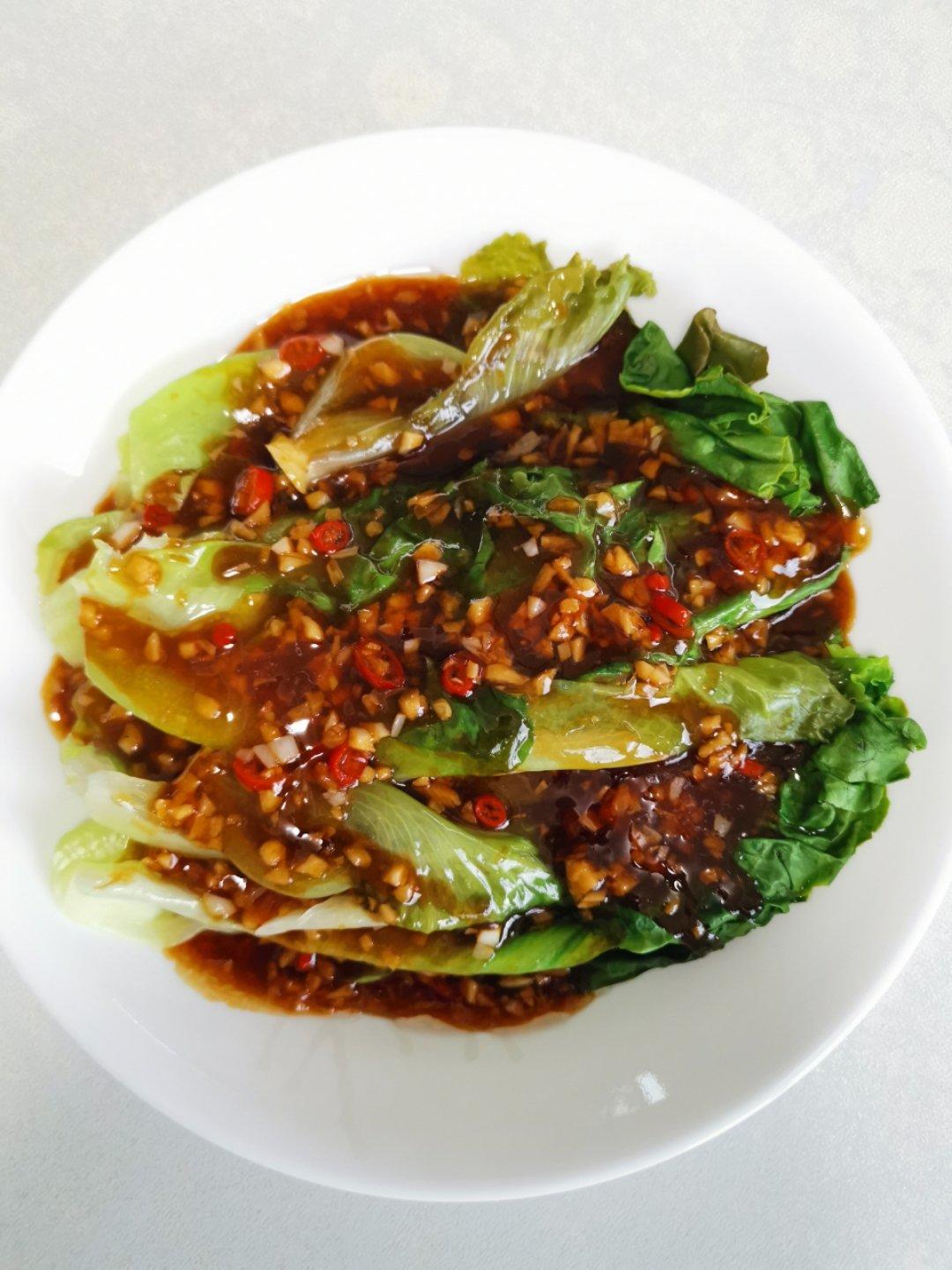 低脂蚝油生菜