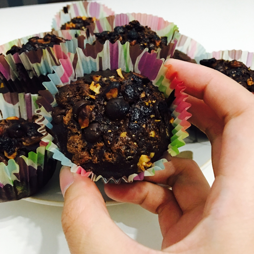 浓情巧克力摩卡马芬<Chocolate Espresso Muffins>