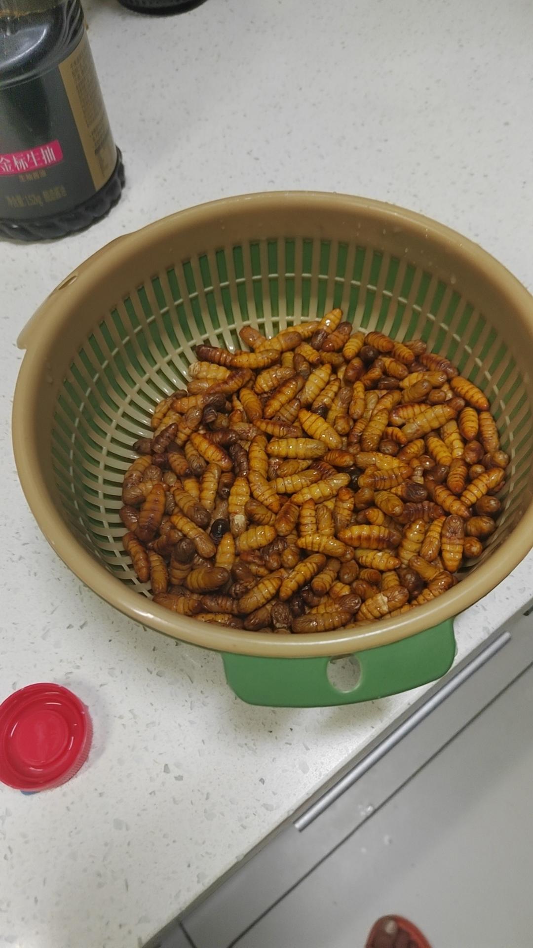 干煸蚕蛹