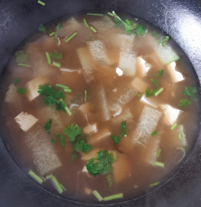 虾皮豆腐冬瓜汤的做法