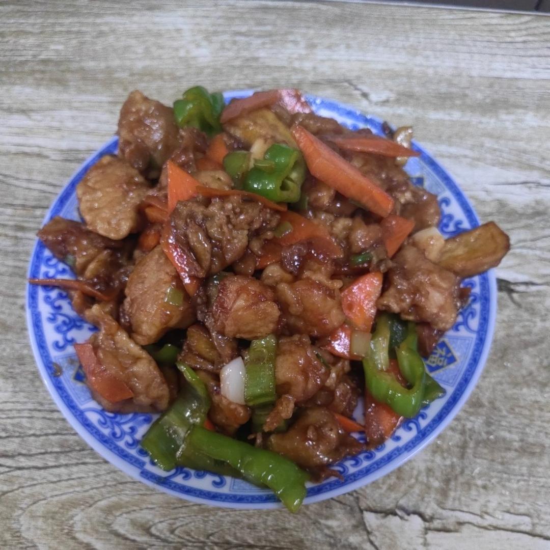 溜肉段烧茄子（东北硬菜呀哈哈）