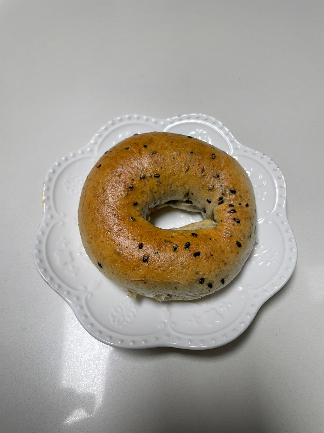 黑芝麻全麦贝果