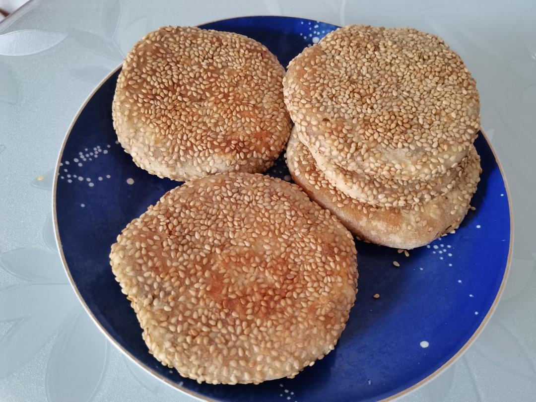 老北京麻酱烧饼 酥香可口 层次分明 附细节视频详解