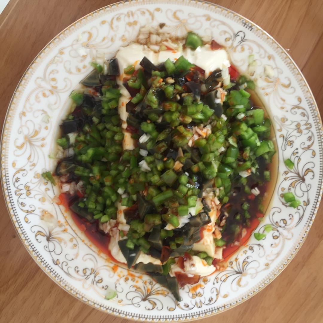 皮蛋豆腐