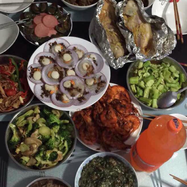 蒜蓉粉丝蒸扇贝