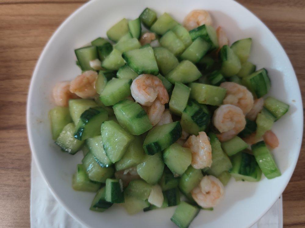 虾仁炒黄瓜