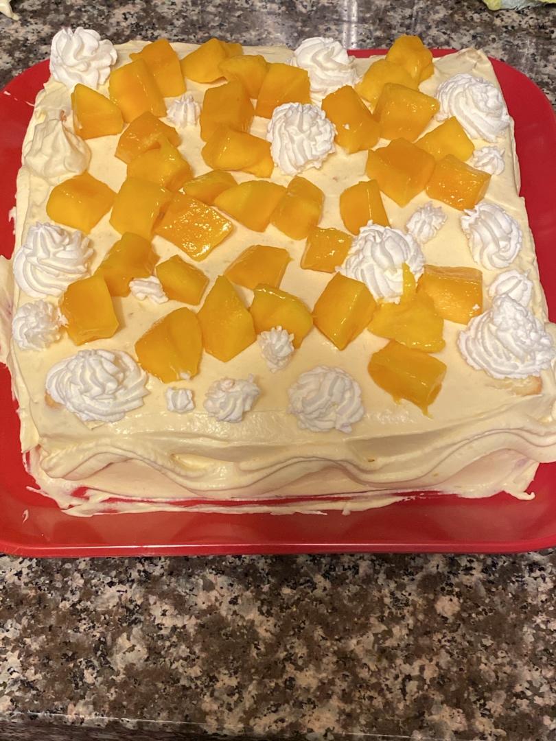 超好吃的【芒果冰淇淋蛋糕】私房配方大公开