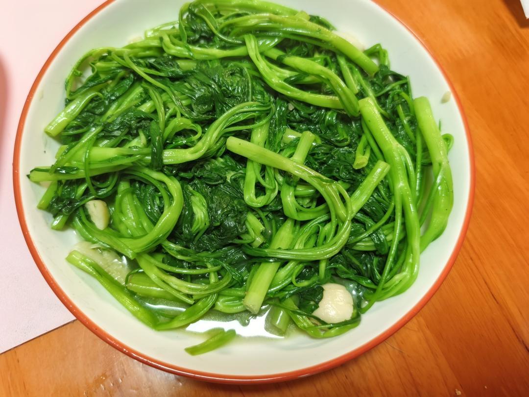 蒜香空心菜❗️5分钟快手菜