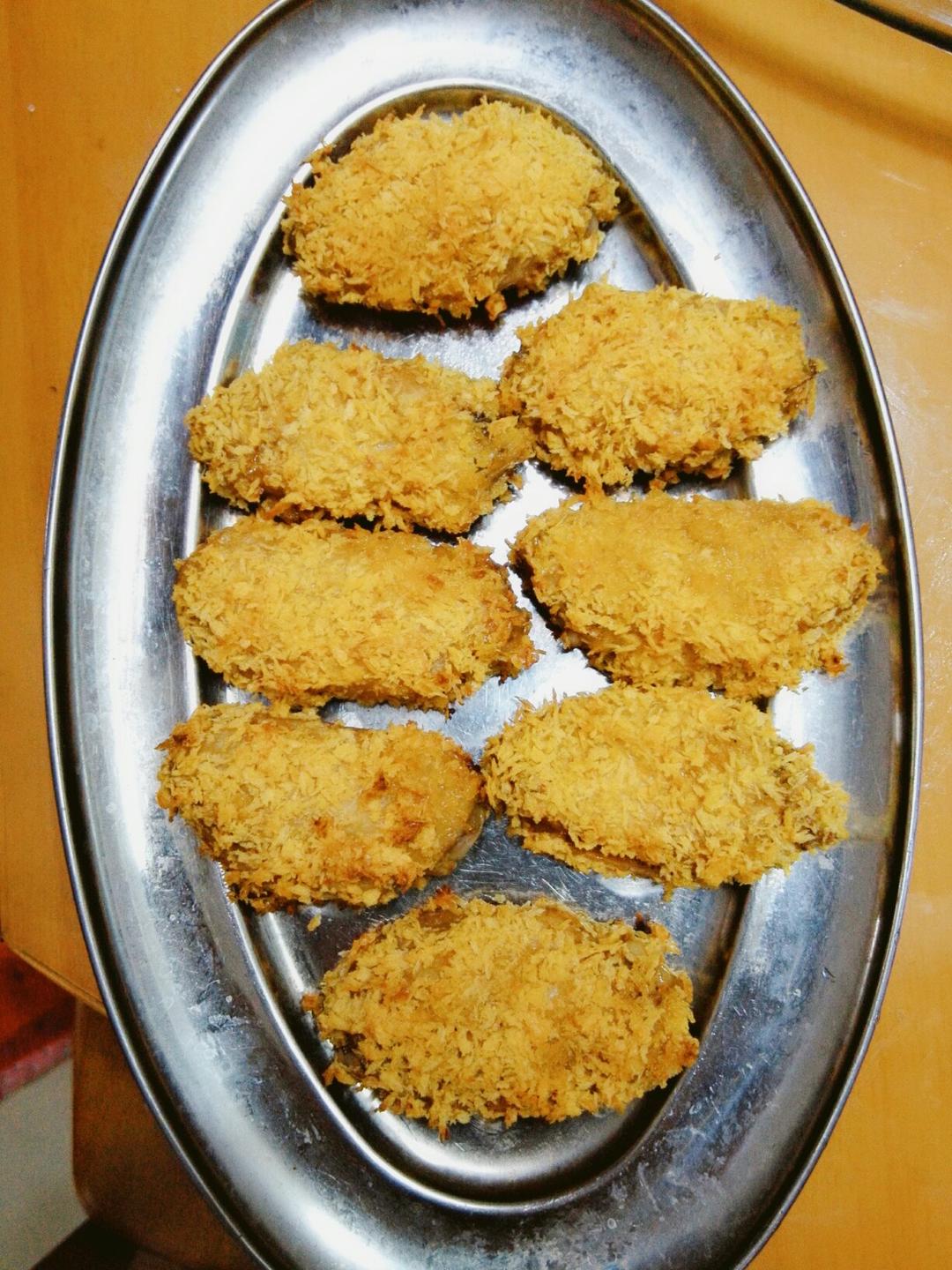 烤鸡翅（面包糠版）