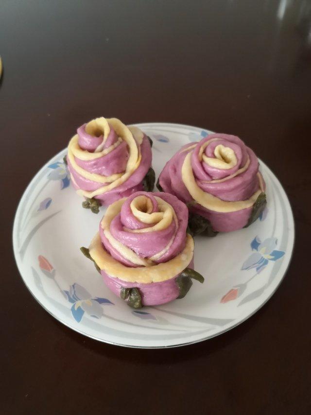 手机用户2493_1uy6做的玫瑰花馒头