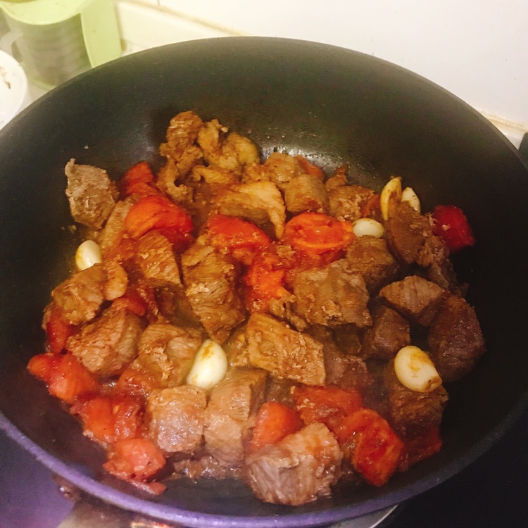 番茄土豆炖牛肉-减脂版的做法