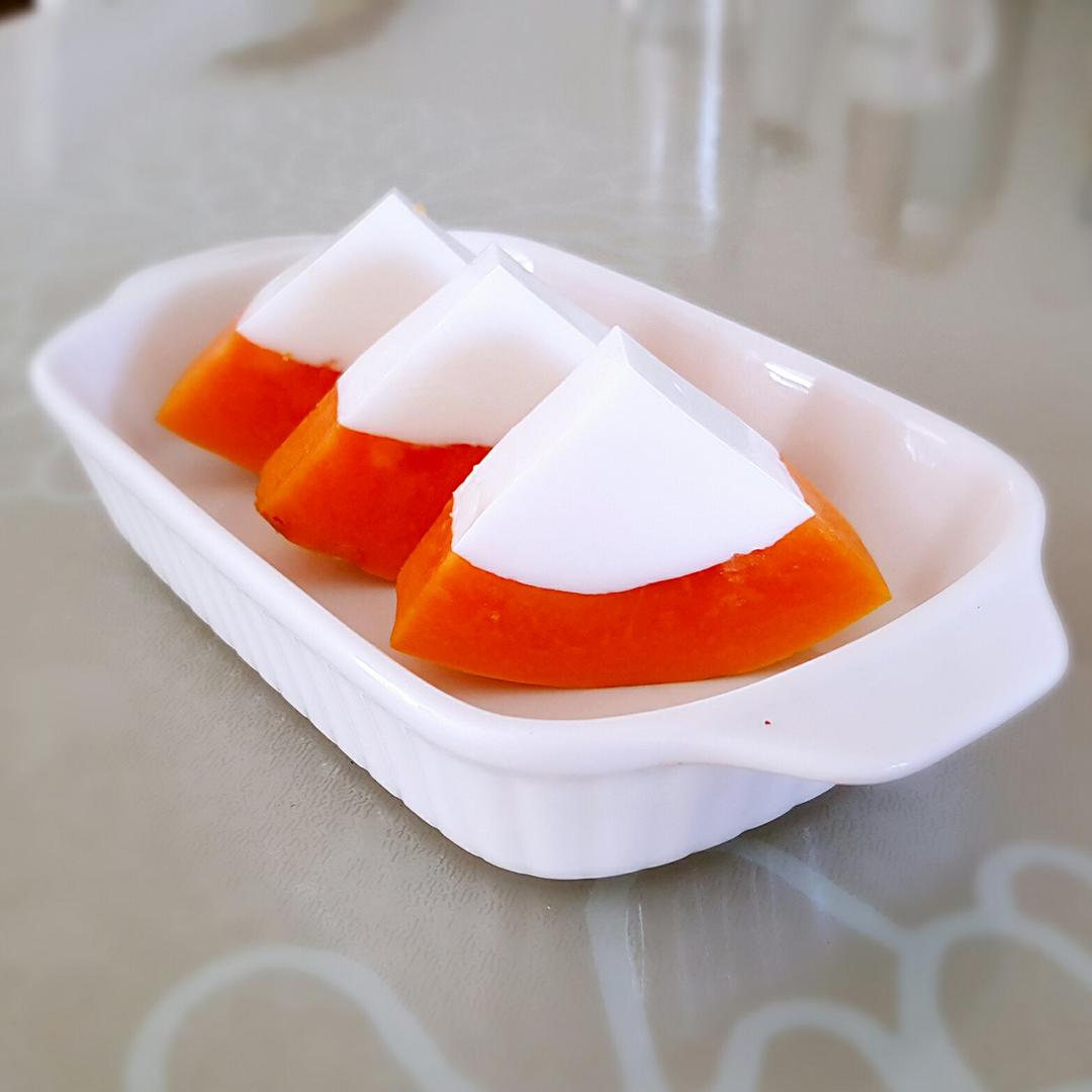 木瓜椰奶冻