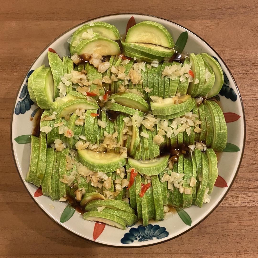 健康下饭素菜蒜蓉西葫芦