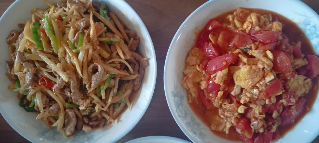 嫩姜丝炒肉丝
