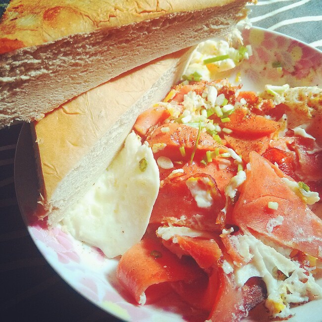 火腿煎蛋三文治