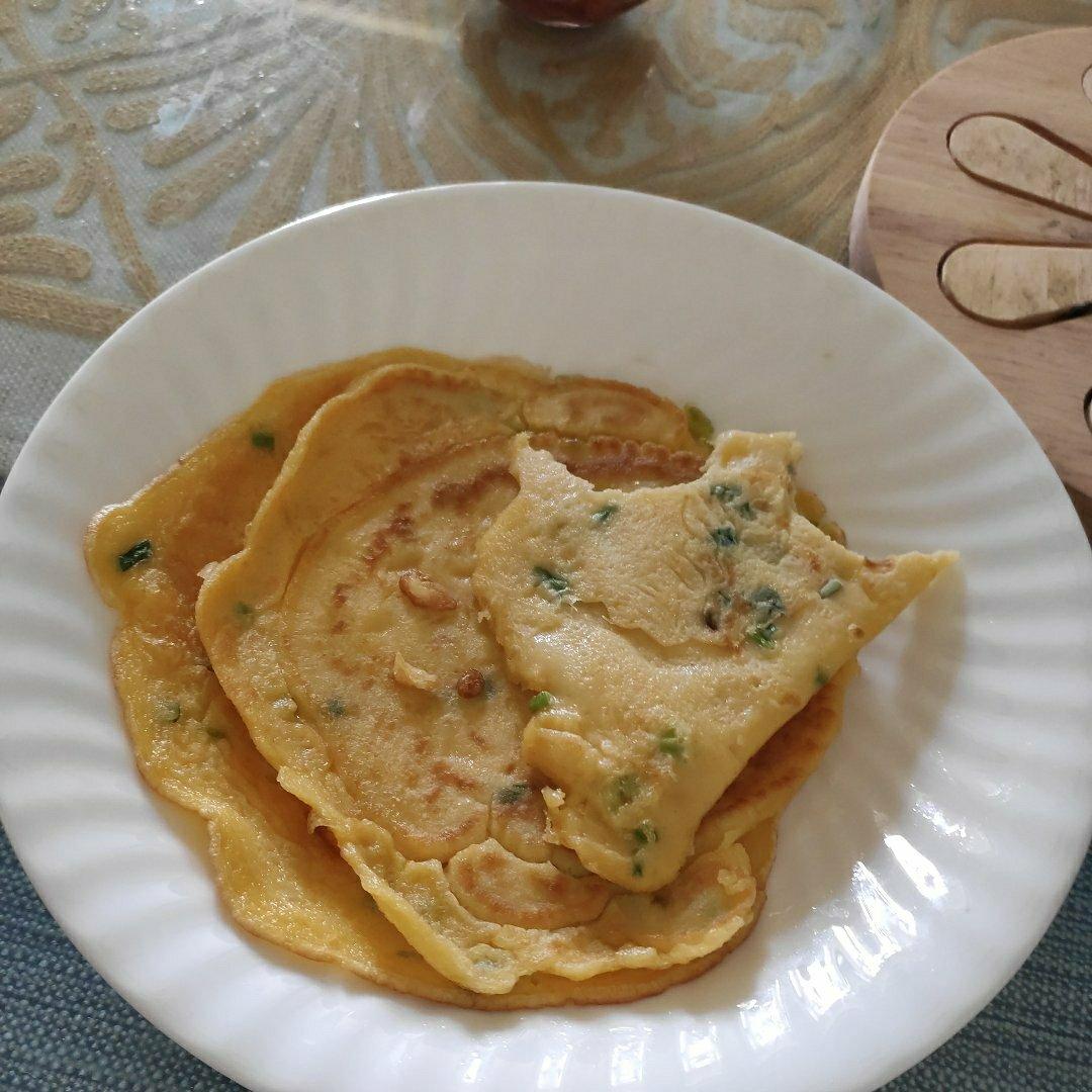 快速早餐鸡蛋葱花饼