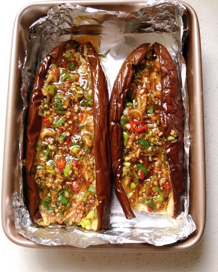 糖堆堆做的烤茄子(烤箱版)