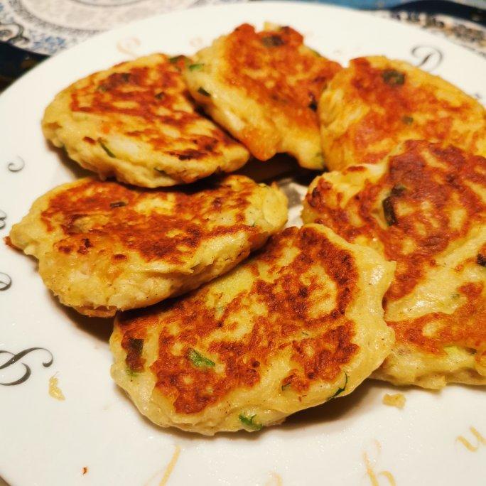 鲜虾山药饼
