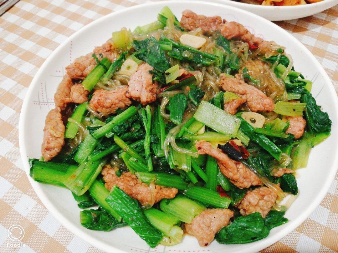 小白菜炖粉条