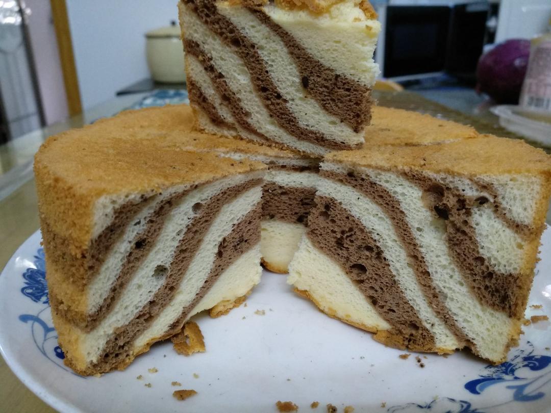 斑马纹酸奶蛋糕