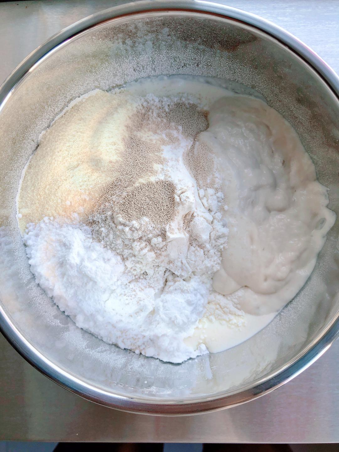 纯奶手撕吐司的做法 步骤1