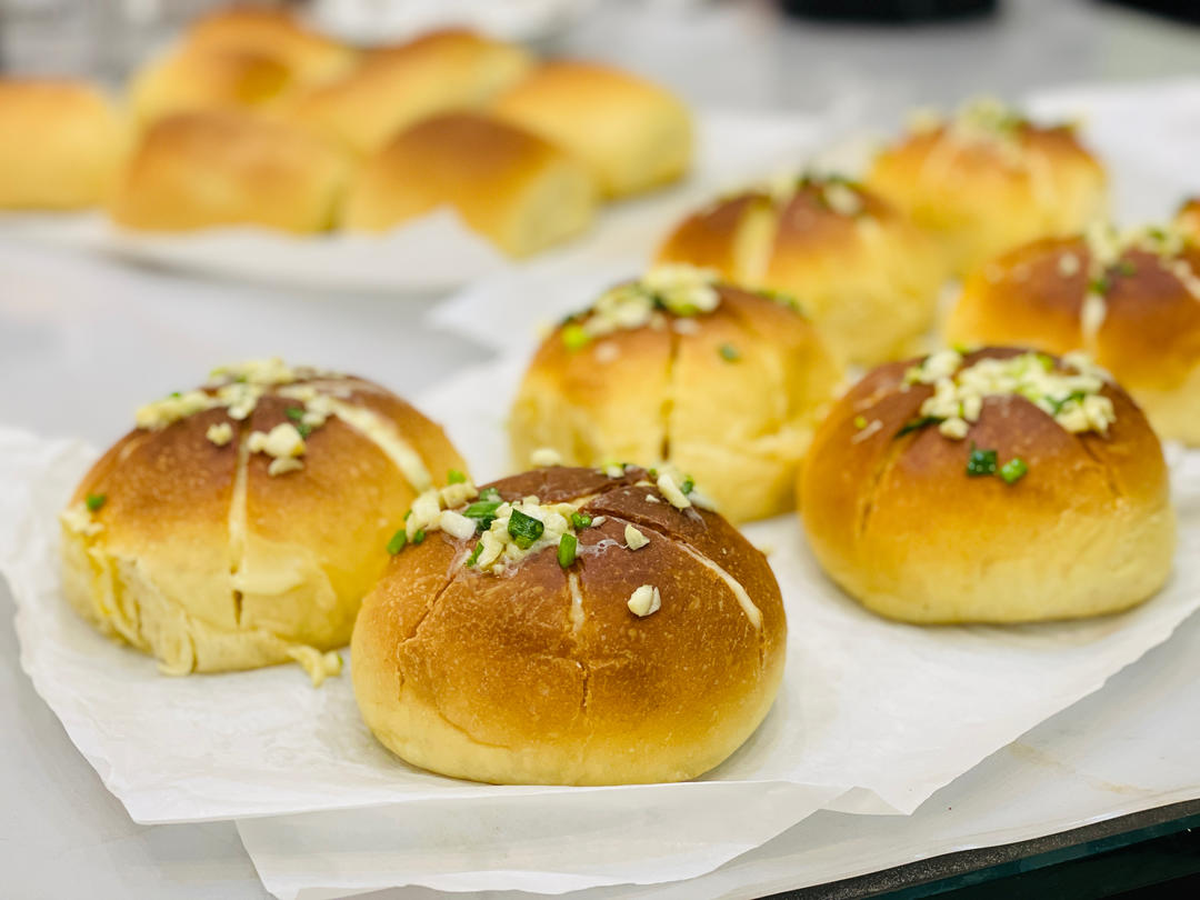 韩式蒜香奶酪面包｜香浓｜爆浆