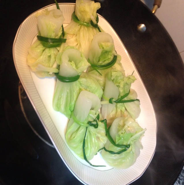 鲜虾白菜包