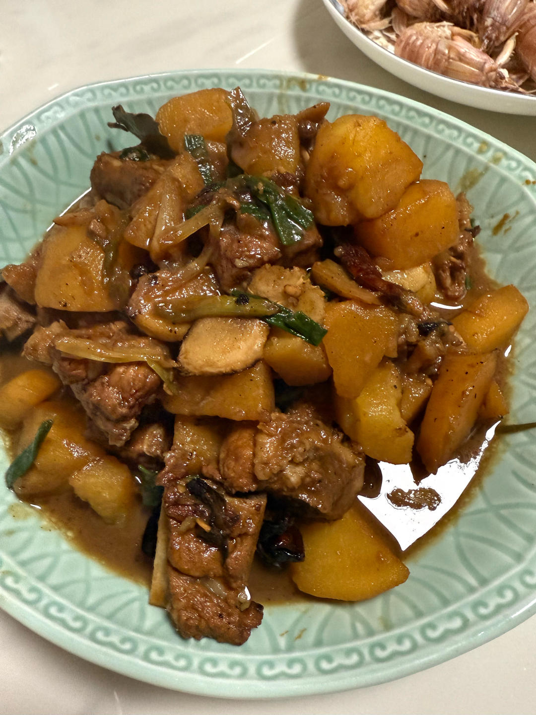 土豆炖排骨