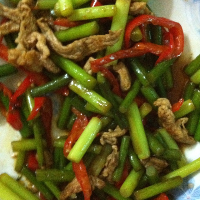蒜薹腊肉